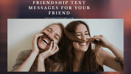 friendship text