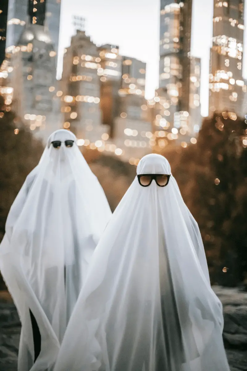 Ghost couples Halloween costume