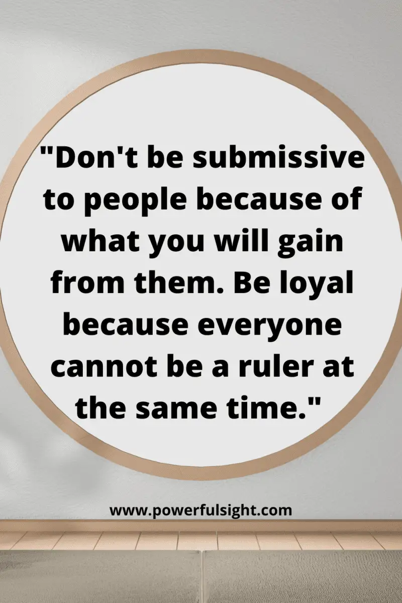 Quote about loyalty