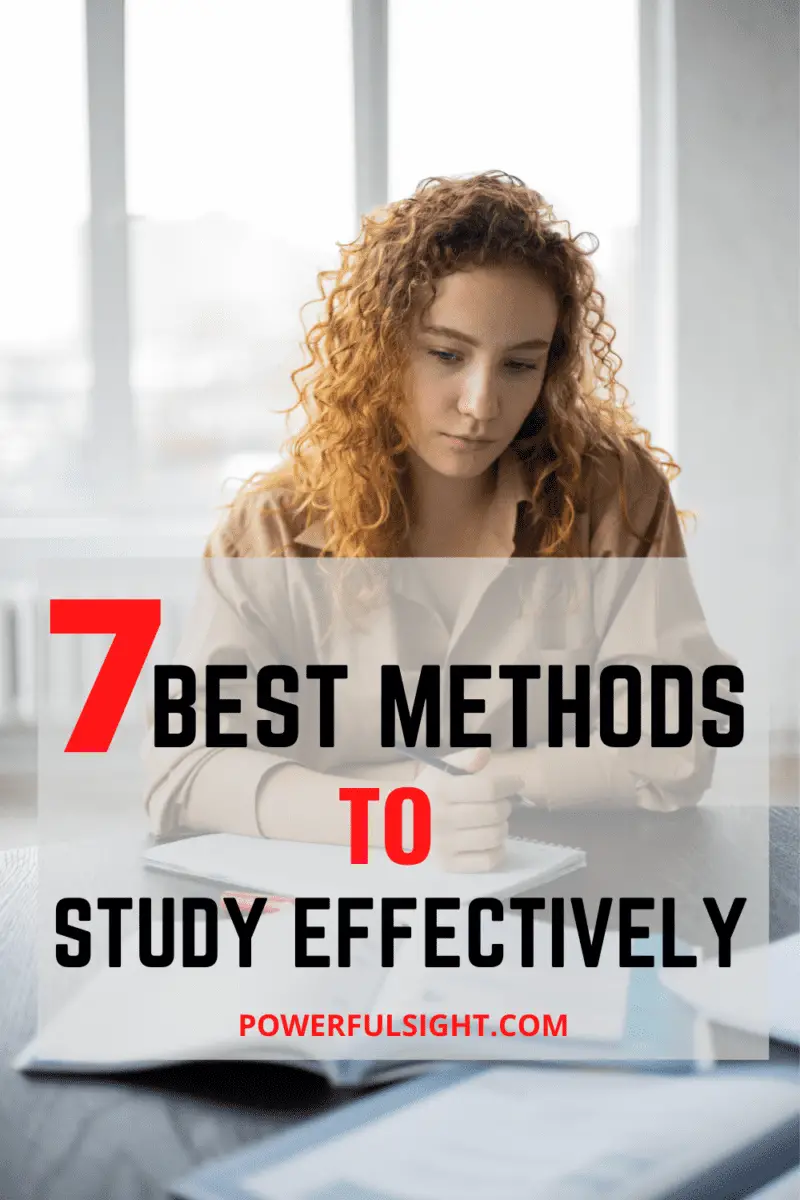 7 Best methods to study effectively
