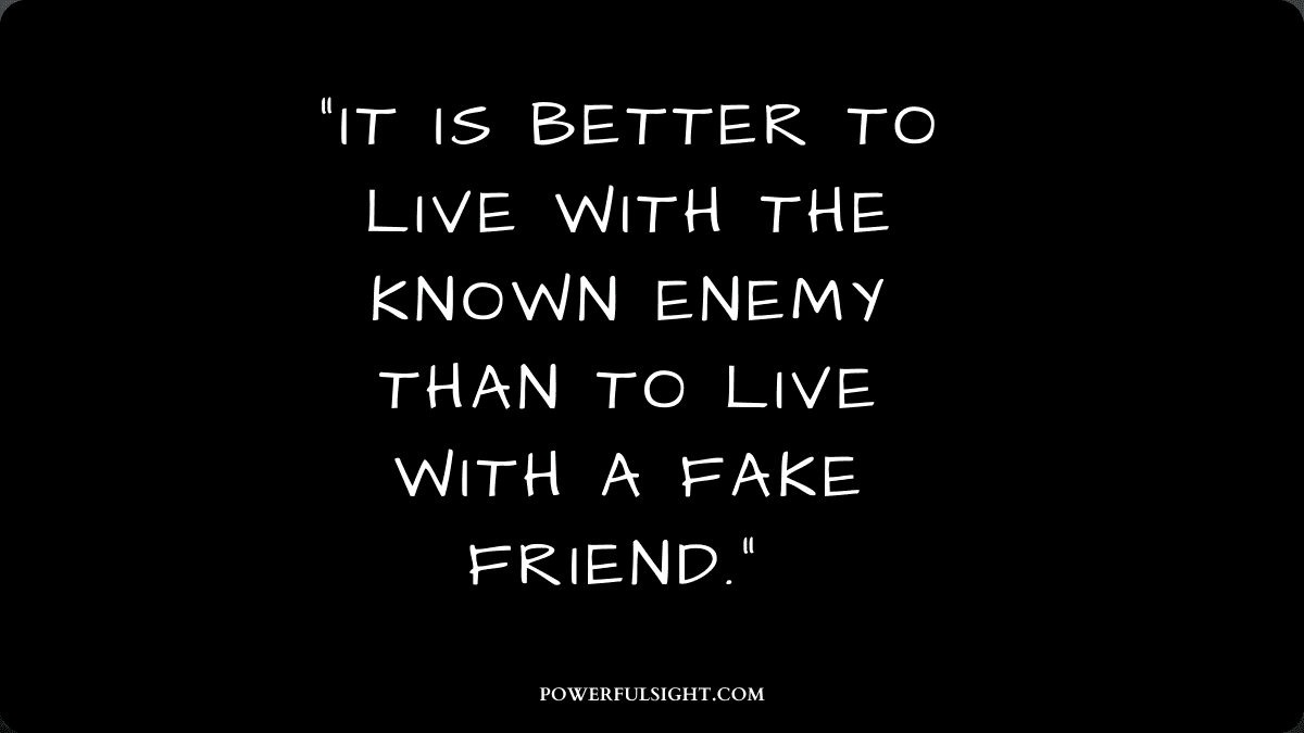 Fake friend quotes