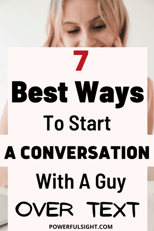 7 Best Ways To Start A Conversation With A Guy Over Text