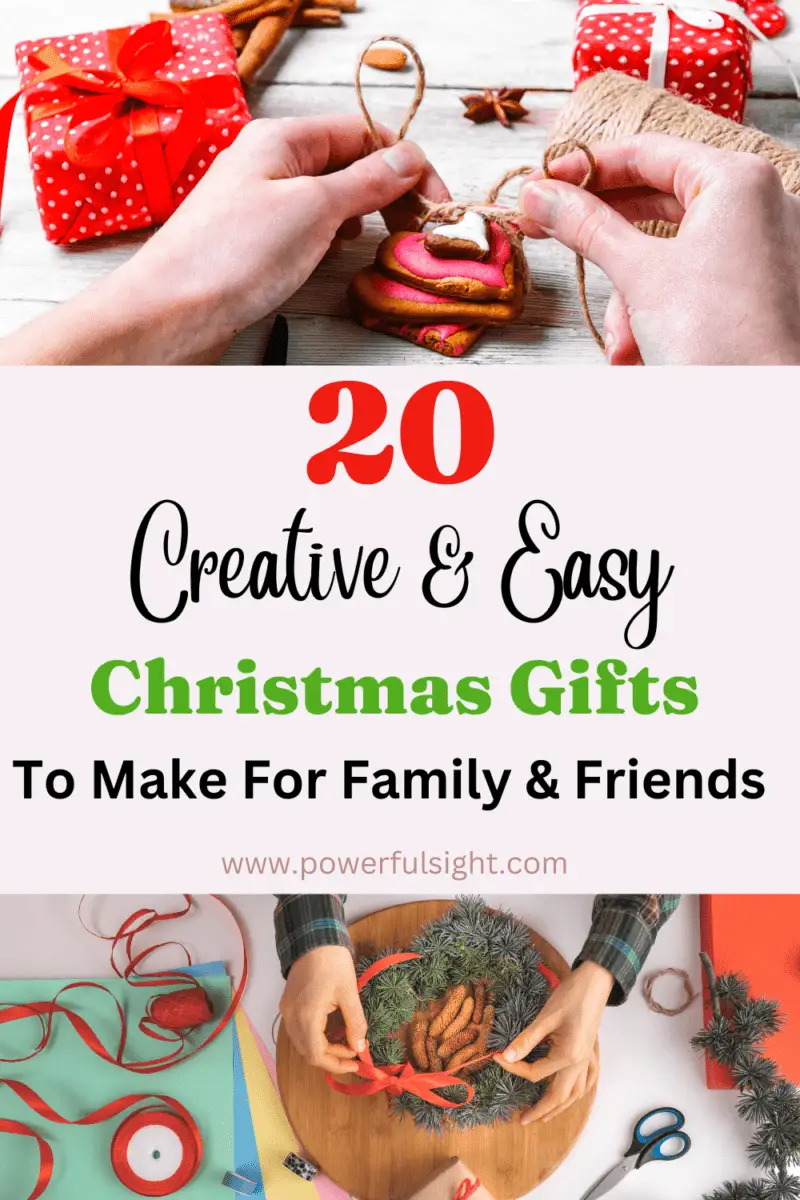 20 Creative & Easy Christmas Gifts To Make For Family & Friends