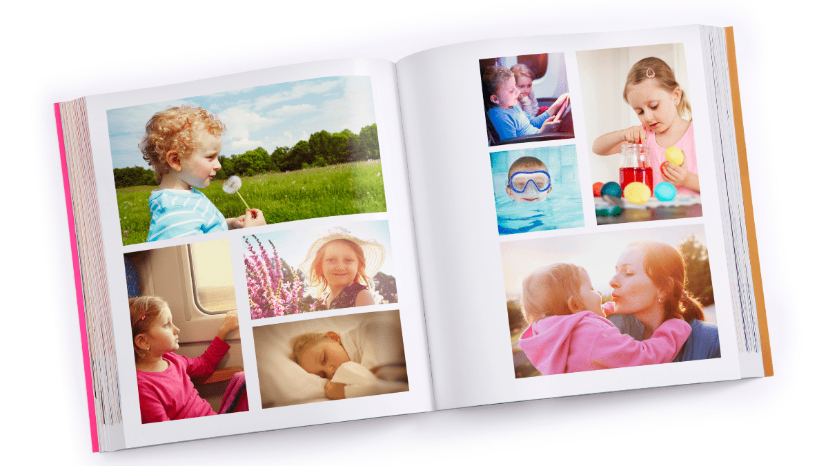 Photo album of a child