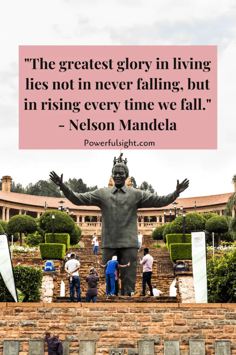 Famous quote by Nelson Mandela
