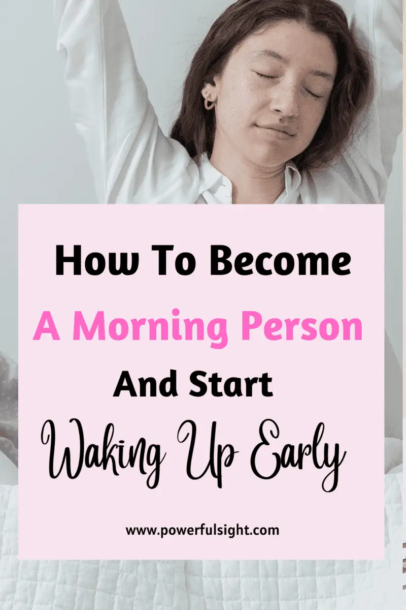 How to become a morning person and start waking up early