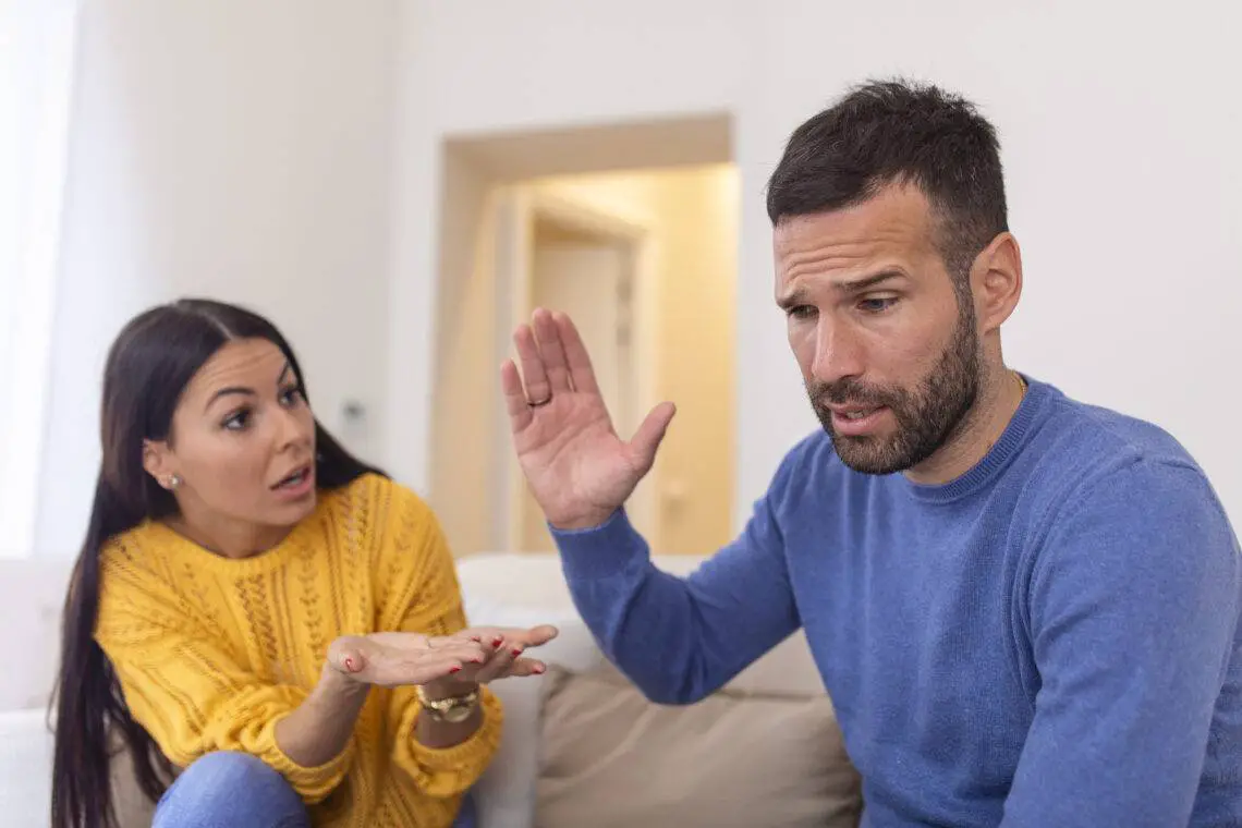 A disrespectful man displaying the signs of disrespect in a relationship
