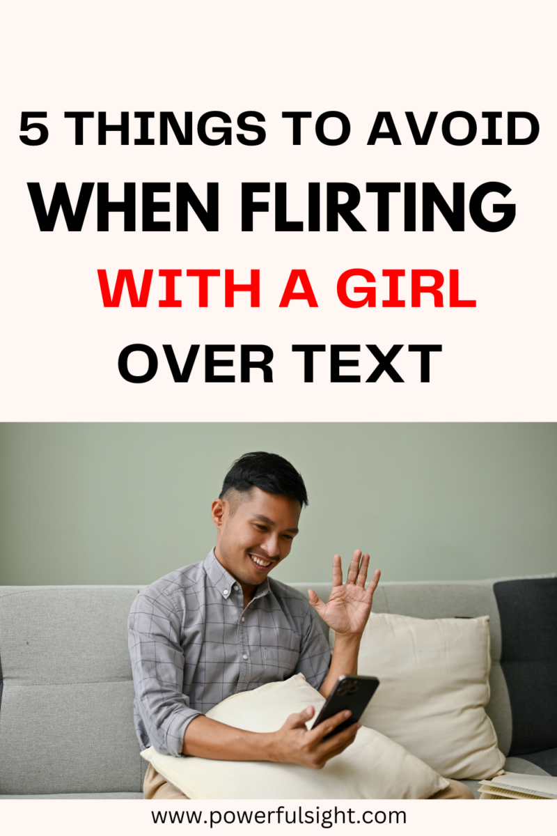 How to flirt with a girl over text