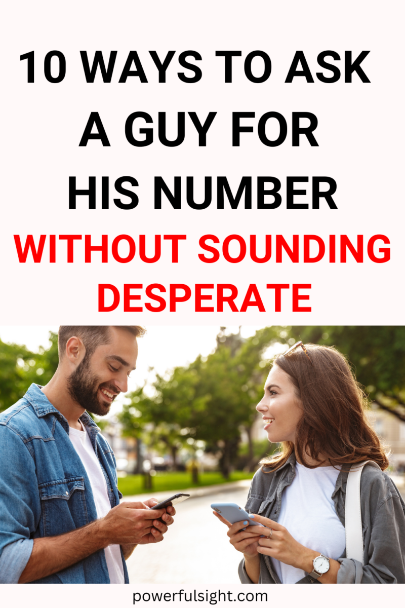 How to ask a guy for his number