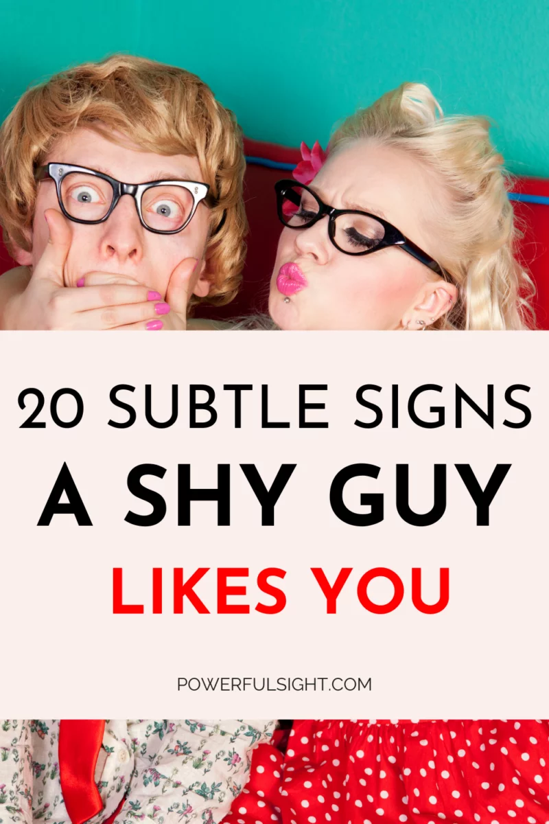 20 Signs a shy guy likes you