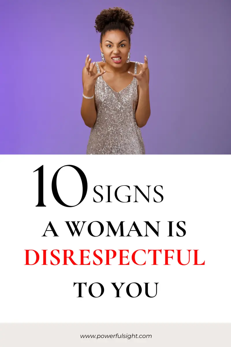 10 Signs She Doesn't Respect You
