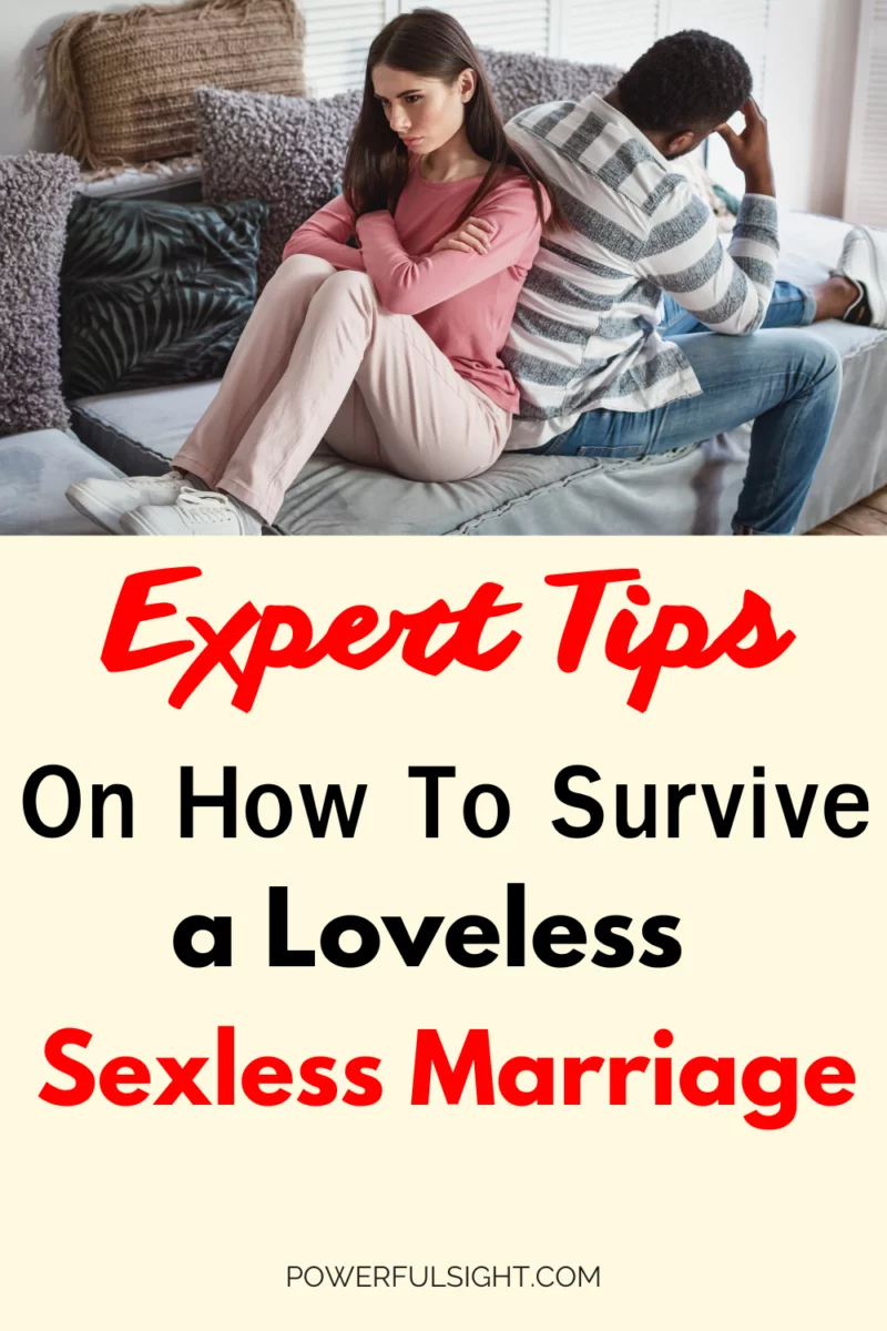 How To Survive a Loveless Sexless Marriage