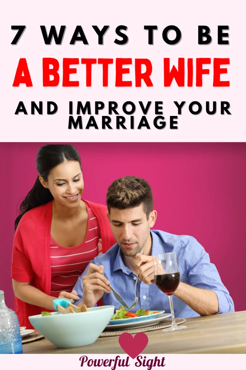 How to be a better wife