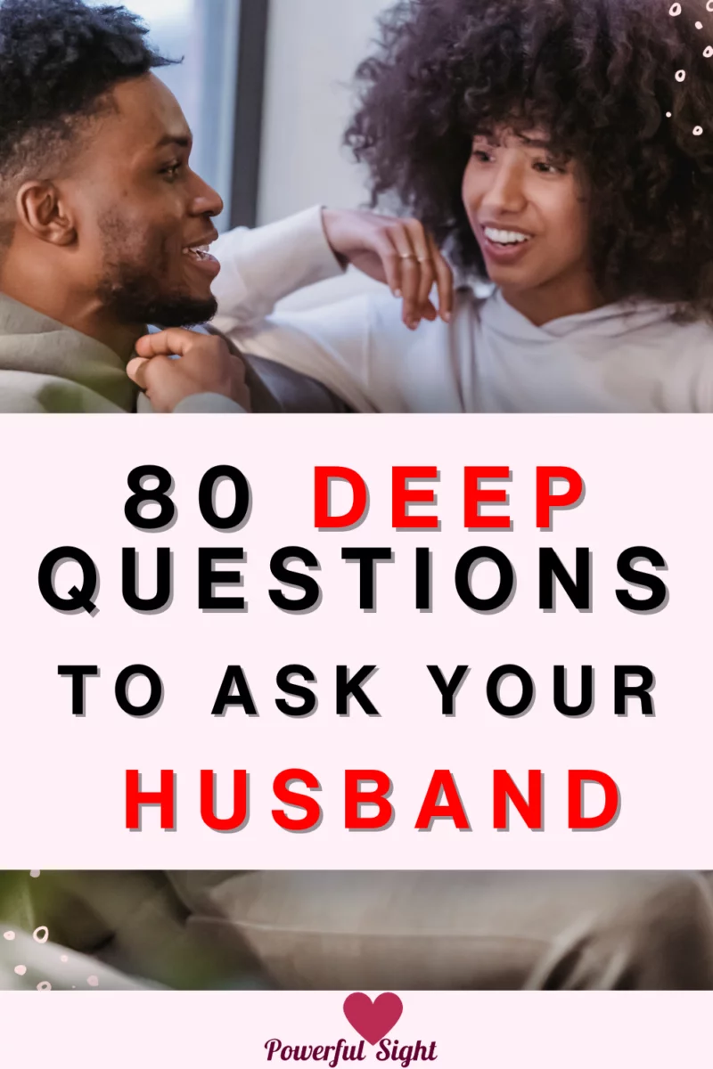 Questions to ask your husband