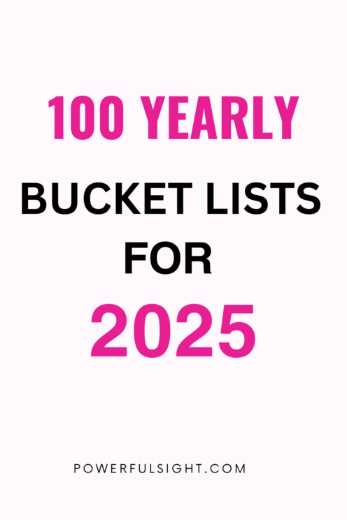 Things to do in 2025