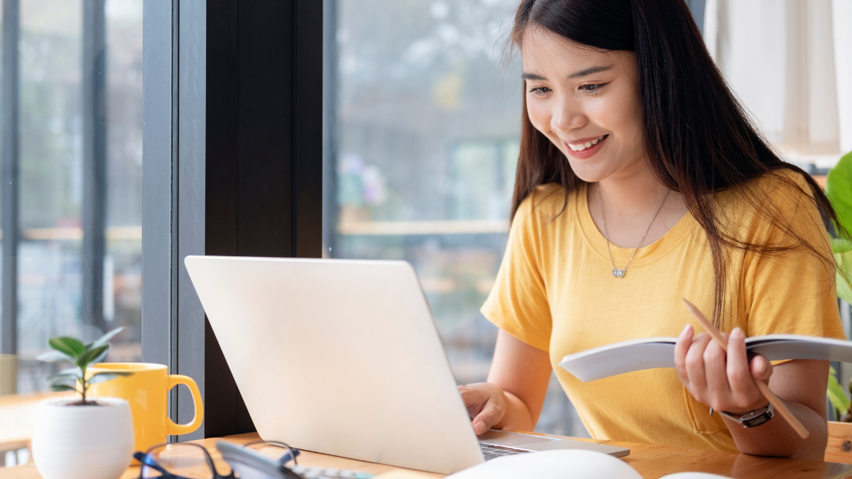 Good study habits. Computer assistance in Germany.