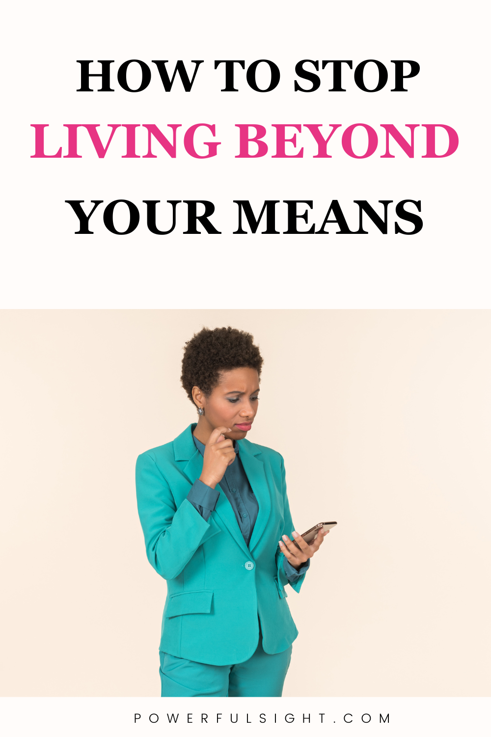 How to stop living beyond your means