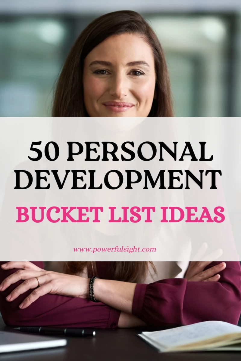 Personal development bucket list ideas