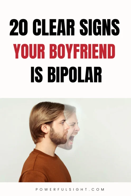 Signs your boyfriend is bipolar