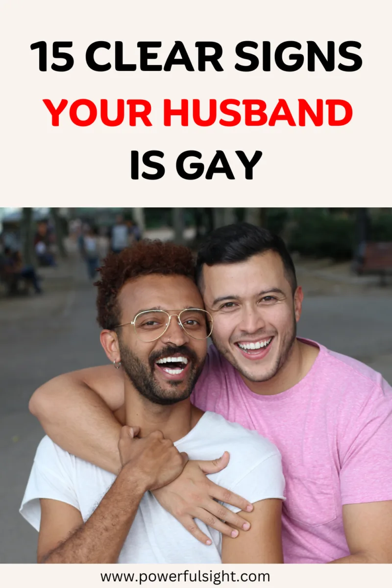 signs your husband is gay