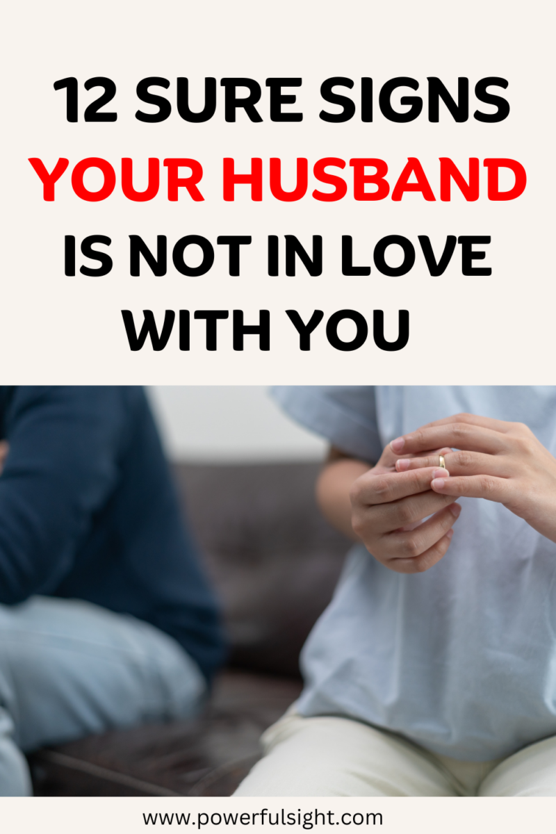 signs your husband is not in love with you anymore