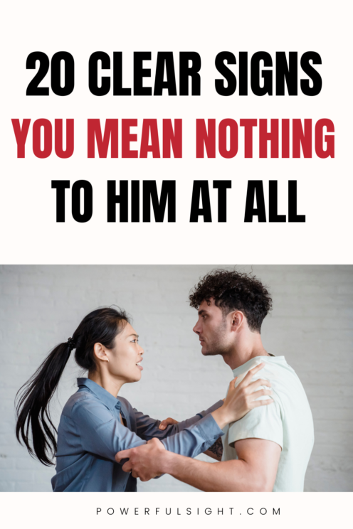 signs you mean nothing to him 