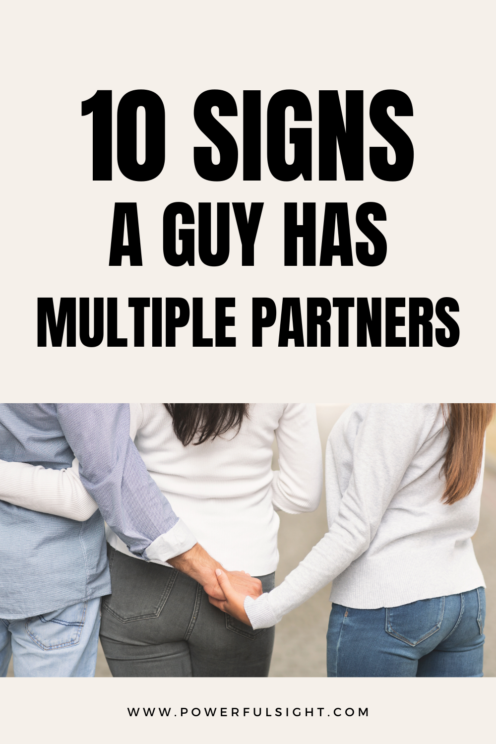 How to know if a guy has multiple partners