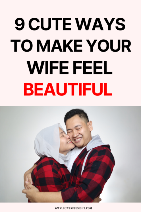 How to make your wife feel beautiful