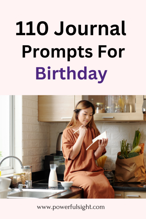 Journal Prompts for birthday