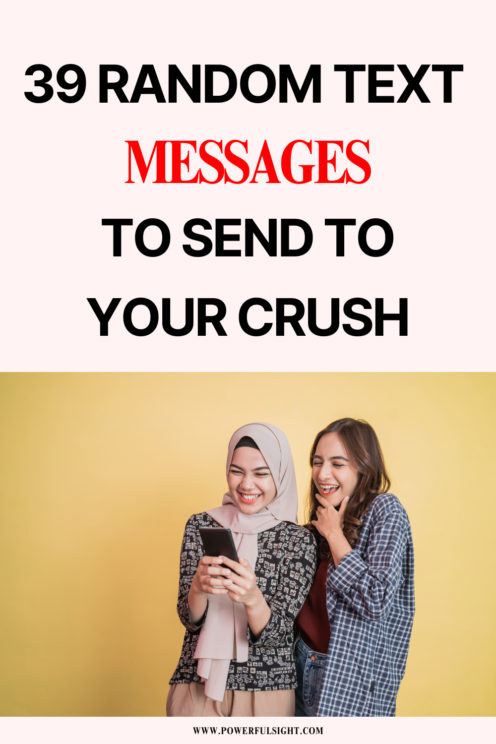 Things to text your crush