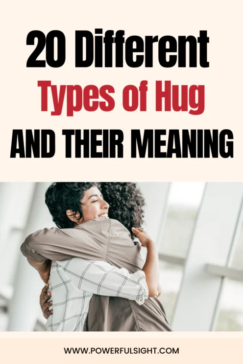 Types of hug and what it mean