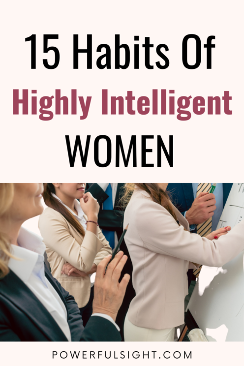 Habits of Highly Intelligent Women