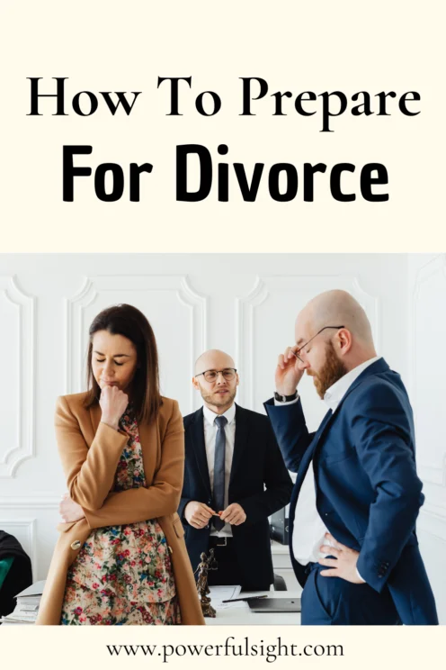 How to prepare for divorce