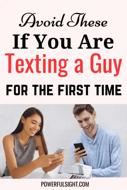 How to text a guy