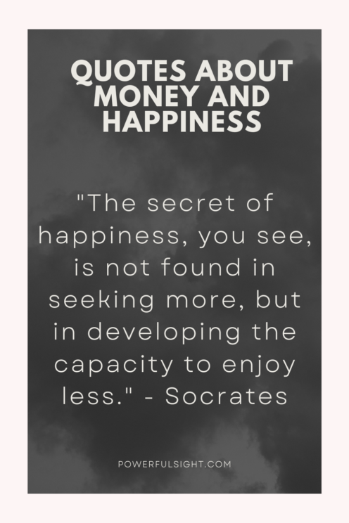 Quotes about money and happiness