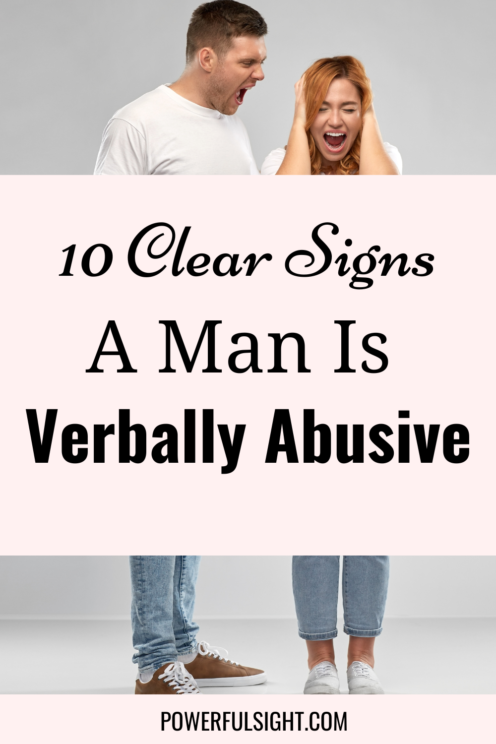 10 Clear Signs a Man is Verbally Abusive In A Relationship