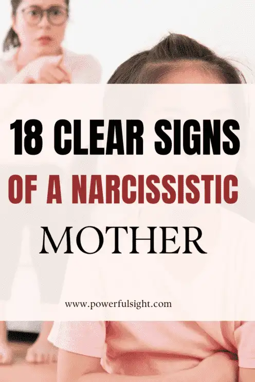 Signs of a Narcissistic mother