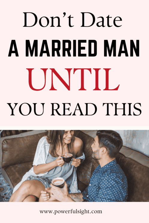 Dating a married man truth