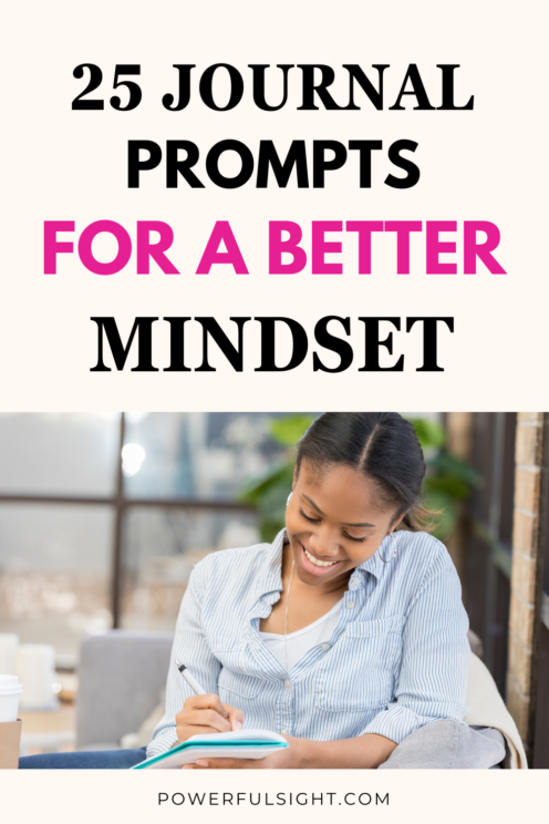 25 Journal Prompts for a Better Mindset