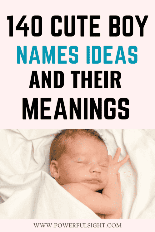 Boy Name Ideas With Meaning 