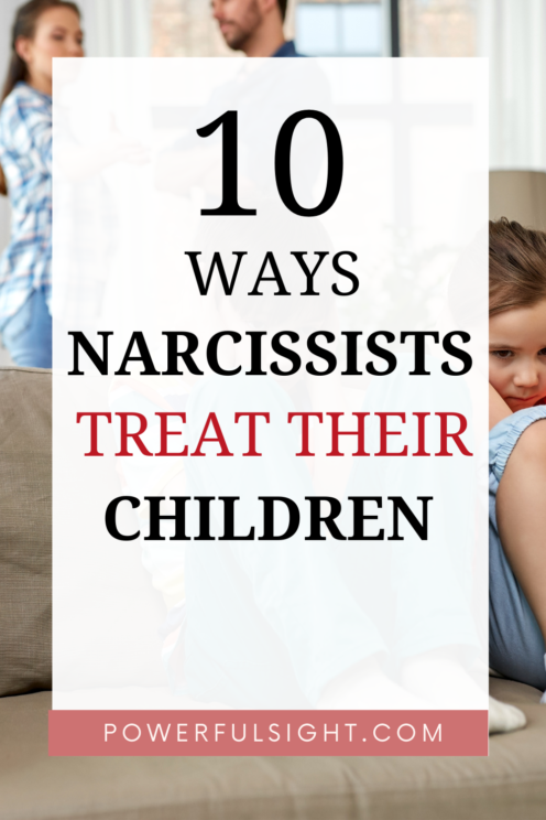 How narcissists treat their children