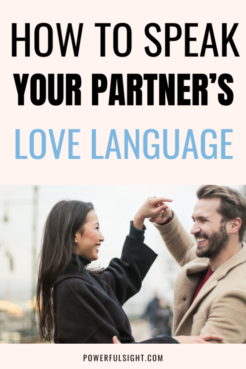 How to speak your partner's love language