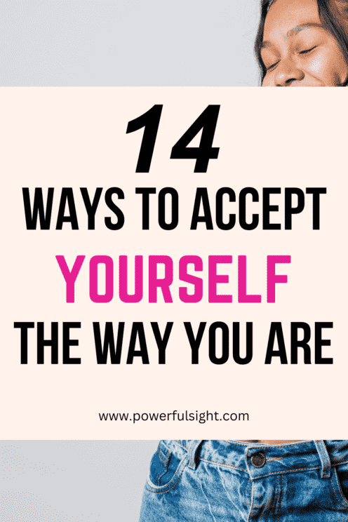 How to accept your flaws 