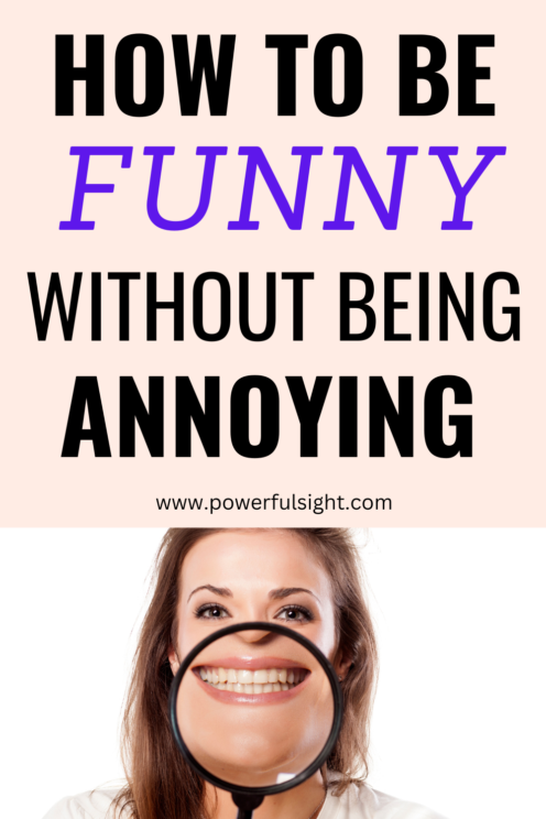 How to be funny