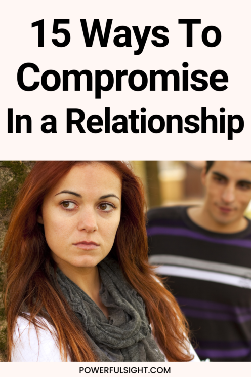 How to compromise in a relationship