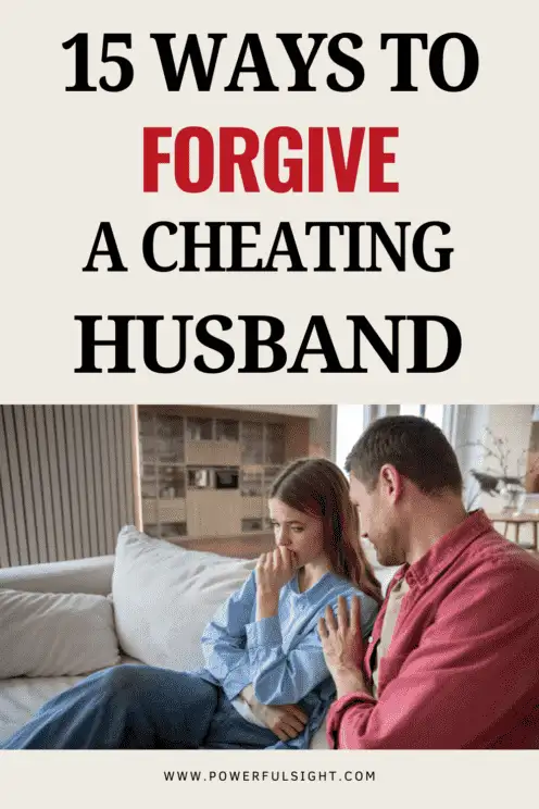 How to forgive a cheating husband