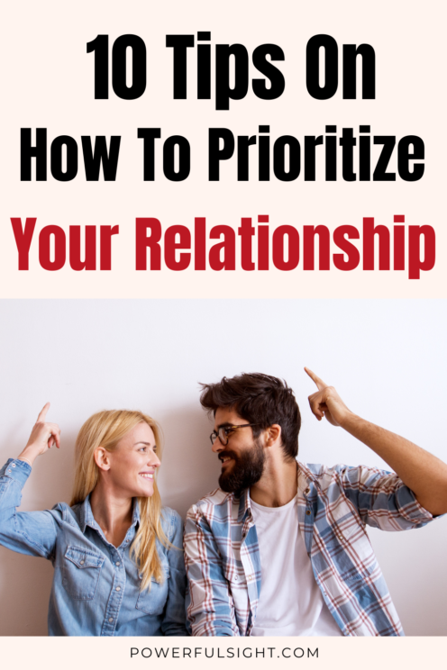 How To Prioritize Your Relationship