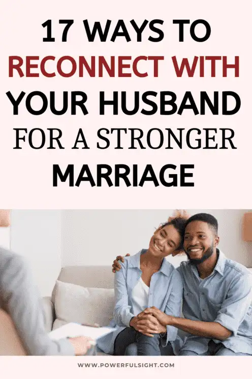 How To Reconnect With Your Husband