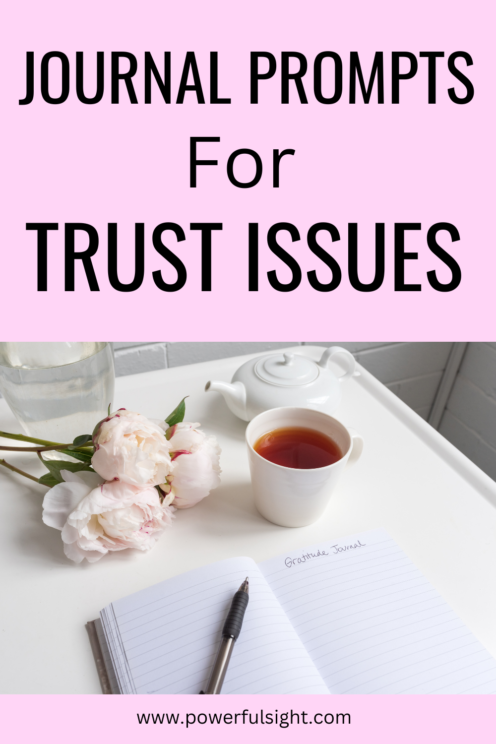 Journal prompts for trust issues