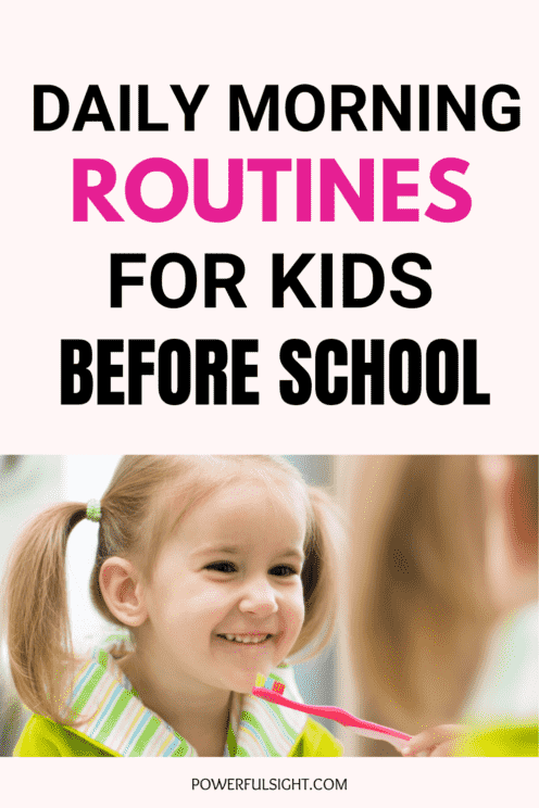 Morning routines for kids